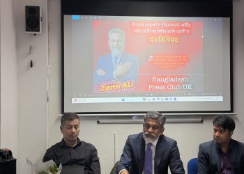 টাওয়ার হেমলেটসে স্বচ্ছতার প্রতিশ্রুতি: নিয়মিত গণমাধ্যমের মুখোমুখি হবেন জামি আলী